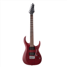 Cort X100 OPBC Electric Guitar With Gig Bag - Open Pore Black Cherry